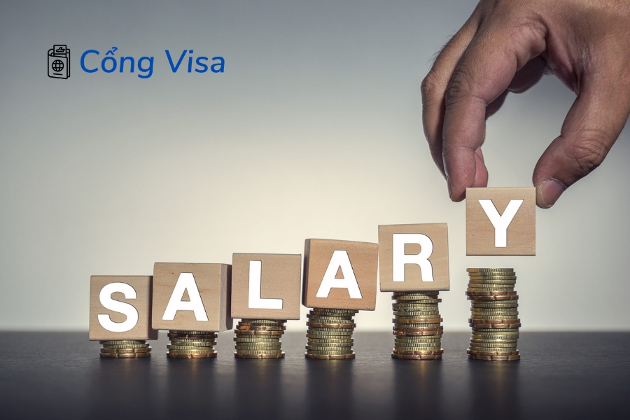 Thu nhập cá nhân từ lương, thưởng và phụ cấp hợp pháp được USCIS công nhận cho EB-5