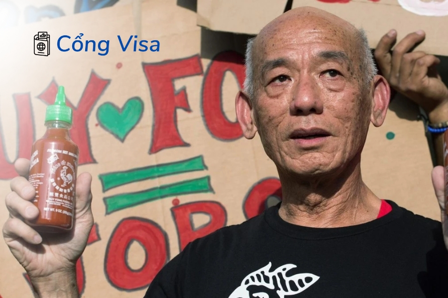 David Trần là nhà sáng lập Huy Fong Foods và tạo dựng thương hiệu tương ớt Sriracha nổi tiếng toàn cầu