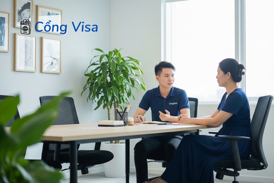 Cổng Visa với 15 năm kinh nghiệm giúp xử lý hồ sơ EB-3 bị từ chối và tăng cơ hội thành công