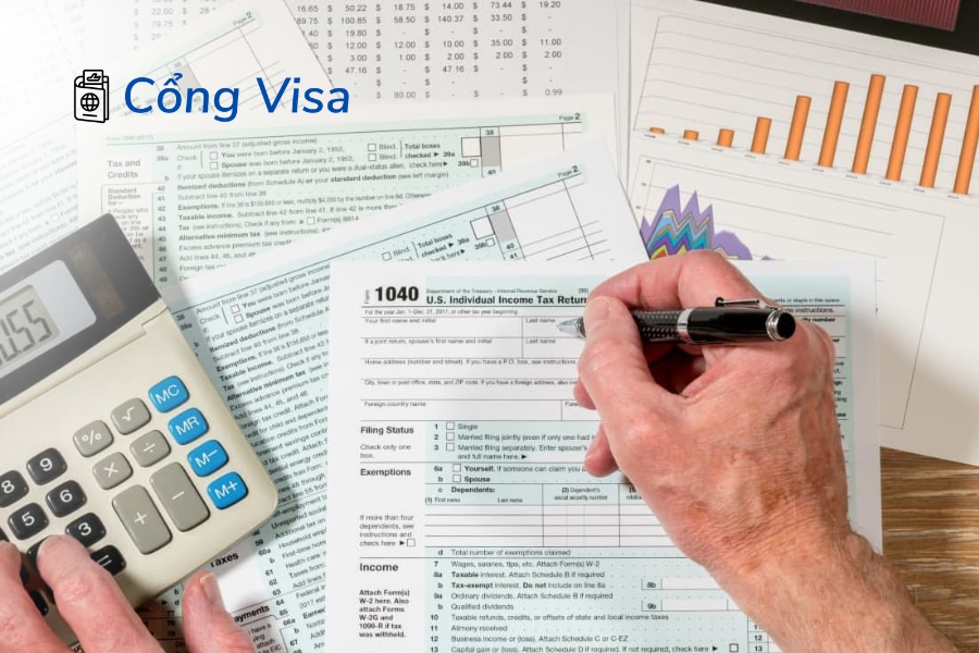 Người định cư Mỹ qua Cổng Visa cần nắm rõ trách nhiệm thuế EB-5 sau khi nhận thẻ xanh