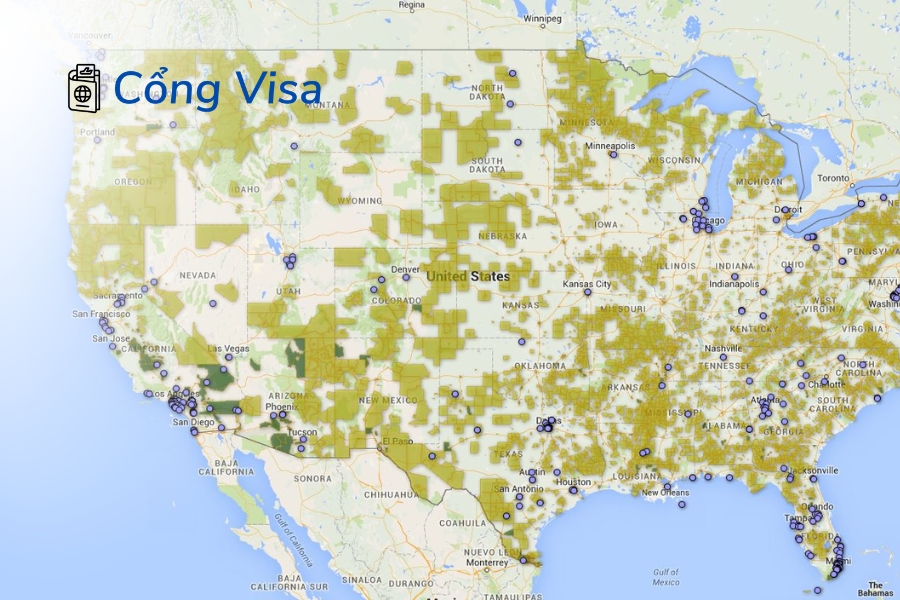 USCIS xác định Vùng TEA để thu hút vốn nước ngoài và thúc đẩy kinh tế địa phương